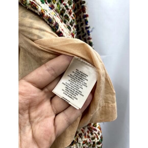 Anthropologie Ett:Twa Colorful Tweed Berwyn knit jacket - Picture 7 of 9